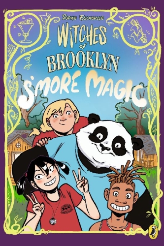 Buchcover und Innenansicht für das Buch: Witches of Brooklyn: S'More Magic
