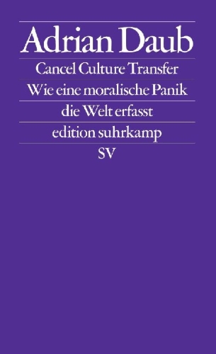 Buchcover und Innenansicht für das Buch: Cancel Culture Transfer