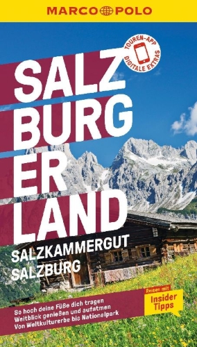 Buchcover und Innenansicht für das Buch: MARCO POLO Reiseführer Salzburg, Salzkammergut, Salzburger Land