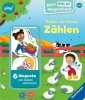 Buchcover und Innenansicht für das Buch: Play+ Mein Spiel mit-Magnetbuch Komm, wir lernen Zählen - ab 18 Monate