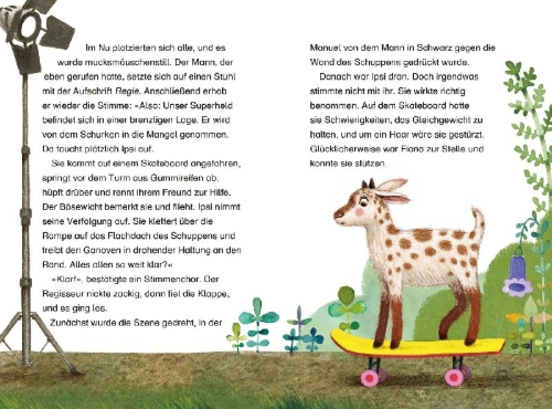 Buchcover und Innenansicht für das Buch: Liliane Susewind - Augen auf, kleine Ziege!