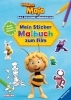 Buchcover und Innenansicht für das Buch: Die Biene Maja: Mein Sticker-Malbuch zum Film