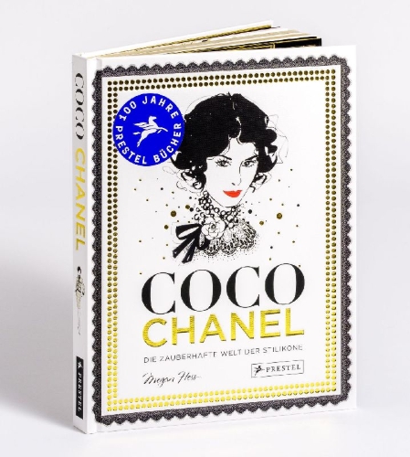 Buchcover und Innenansicht für das Buch: Coco Chanel. The Illustrated World of a Fashion Icon