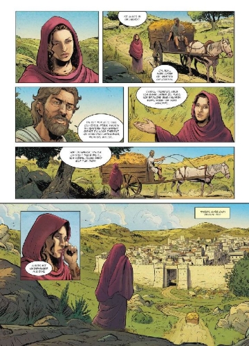Buchcover und Innenansicht für das Buch: Mythen der Antike: Antigone (Graphic Novel)