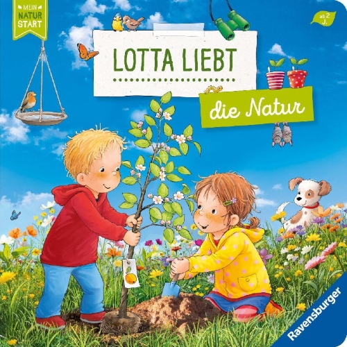 Buchcover und Innenansicht für das Buch: Lotta liebt die Natur