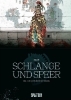 Buchcover und Innenansicht für das Buch: Le serpent et la lance 4