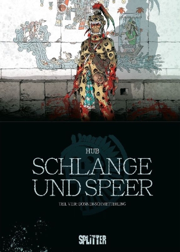 Buchcover und Innenansicht für das Buch: Le serpent et la lance 4