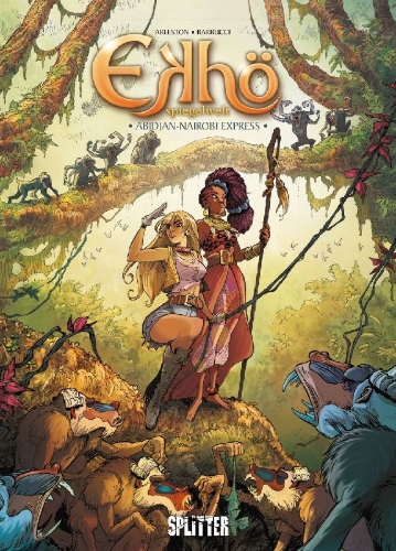 Buchcover und Innenansicht für das Buch: Ekhö - Spiegelwelt. Band 9