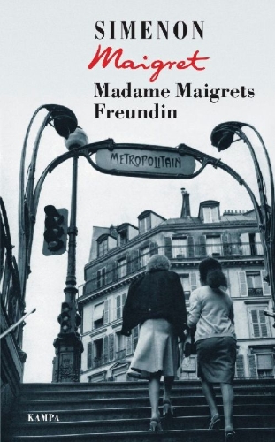 Buchcover und Innenansicht für das Buch: L'amie de Mme Maigret