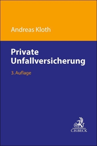 Buchcover und Innenansicht für das Buch: Private Unfallversicherung