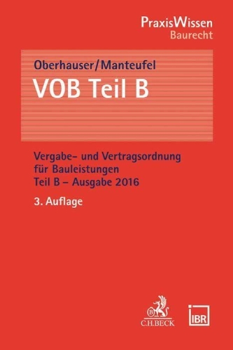 Buchcover und Innenansicht für das Buch: VOB Teil B