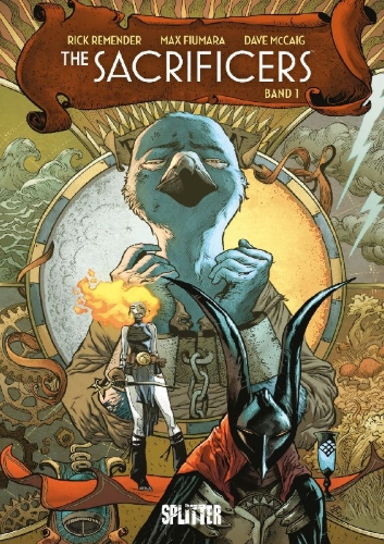 Buchcover und Innenansicht für das Buch: The Sacrificers 1