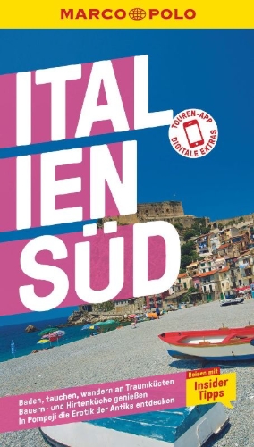 Buchcover und Innenansicht für das Buch: MARCO POLO Reiseführer Italien Süd