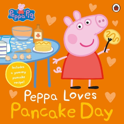 Buchcover und Innenansicht für das Buch: Peppa Pig: Peppa Loves Pancake Day