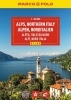 Buchcover und Innenansicht für das Buch: MARCO POLO Reiseatlas Alpen, Norditalien 1:300.000