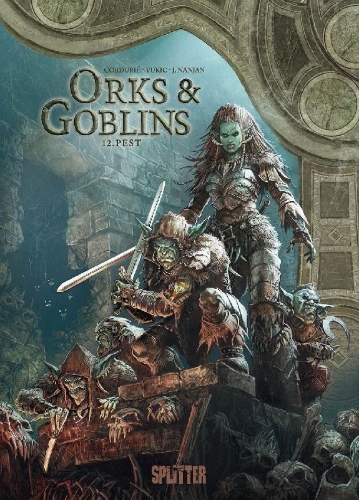 Buchcover und Innenansicht für das Buch: Orks und Goblins. Band 12