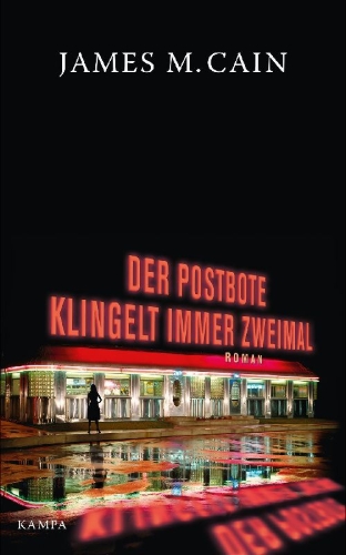 Buchcover und Innenansicht für das Buch: Der Postbote klingelt immer zweimal