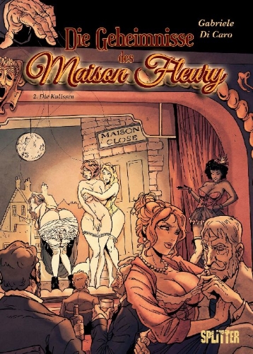 Buchcover und Innenansicht für das Buch: Les arcanes de la Maison Fleury 2