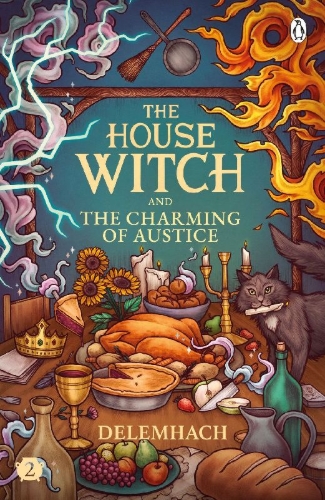 Buchcover und Innenansicht für das Buch: The House Witch and The Charming of Austice