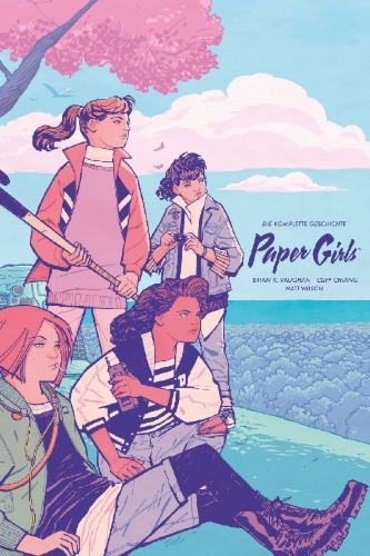 Buchcover und Innenansicht für das Buch: Paper Girs