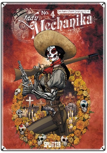 Buchcover und Innenansicht für das Buch: Lady Mechanika