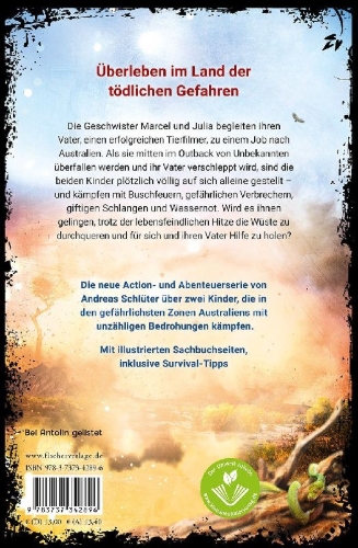 Buchcover und Innenansicht für das Buch: Dangerzone - Gefährliche Wüste