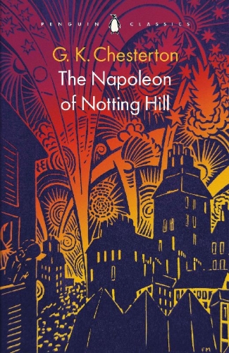 Buchcover und Innenansicht für das Buch: The Napoleon of Notting Hill