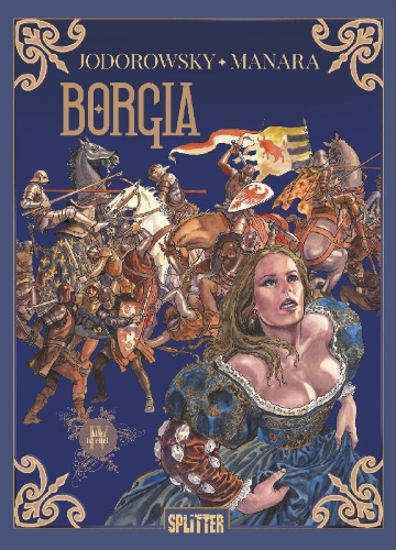 Buchcover und Innenansicht für das Buch: Borgia 4