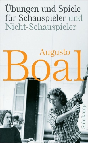 Buchcover und Innenansicht für das Buch: Jogos para atores e nao-atores