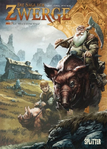 Buchcover und Innenansicht für das Buch: Die Saga der Zwerge. Band 17
