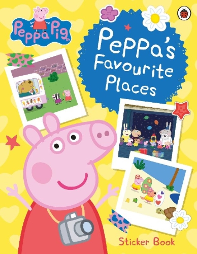 Buchcover und Innenansicht für das Buch: Peppa Pig: Peppa's Favourite Places
