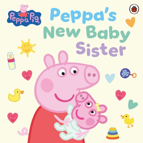 Buchcover und Innenansicht für das Buch: Peppa Pig: Peppa's New Baby Sister