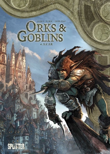 Buchcover und Innenansicht für das Buch: Orks & Goblins. Band 4