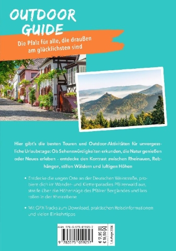 Buchcover und Innenansicht für das Buch: MARCO POLO OUTDOOR GUIDE Reiseführer Pfalz