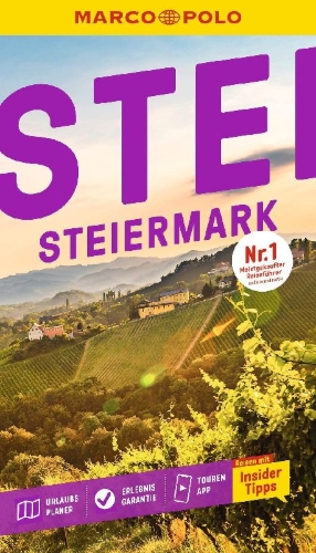 Buchcover und Innenansicht für das Buch: MARCO POLO Reiseführer Steiermark