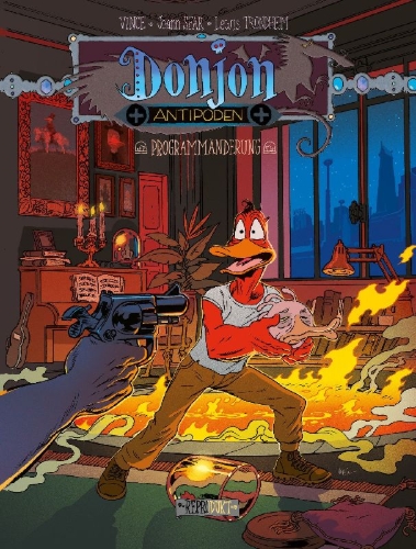 Buchcover und Innenansicht für das Buch: Donjon Antipoden +10.002