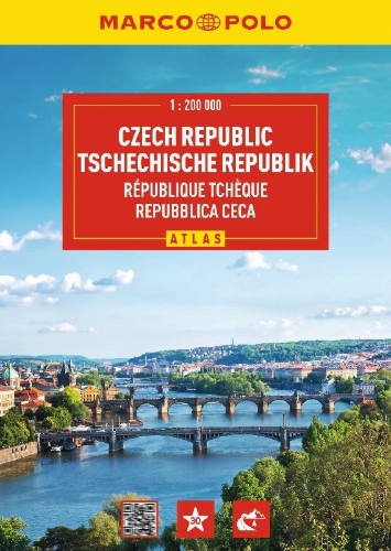 Buchcover und Innenansicht für das Buch: MARCO POLO Reiseatlas Tschechische Republik 1:200.000