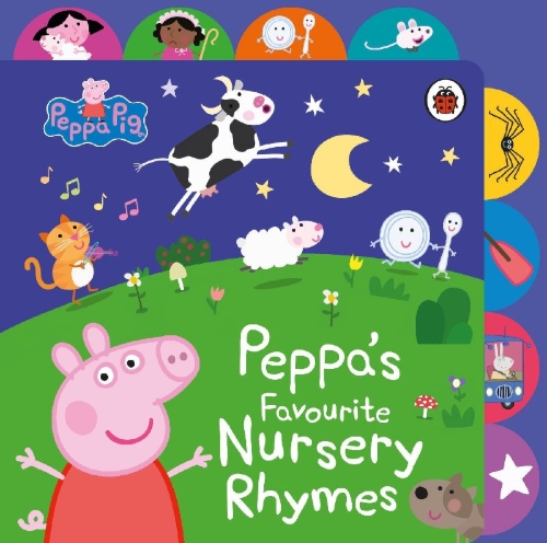 Buchcover und Innenansicht für das Buch: Peppa Pig: Peppa's Favourite Nursery Rhymes