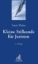 Buchcover und Innenansicht für das Buch: Kleine Stilkunde für Juristen