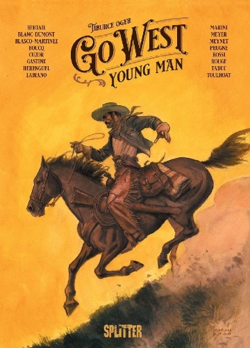 Buchcover und Innenansicht für das Buch: Go West Young Man