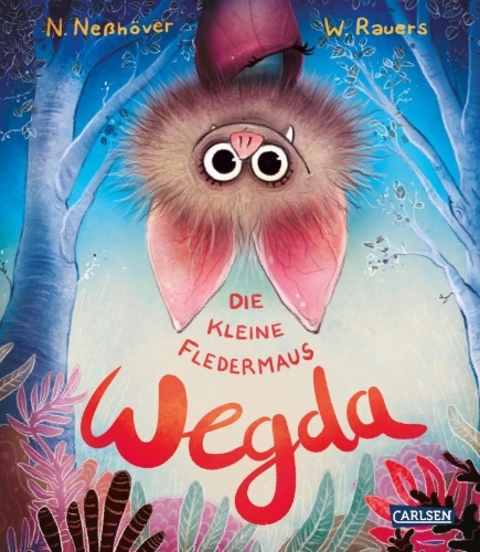 Buchcover und Innenansicht für das Buch: Die kleine Fledermaus Wegda