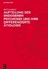 Buchcover und Innenansicht für das Buch: Aufteilung der endogenen Psychosen und ihre differenzierte Ätiologie