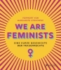 Buchcover und Innenansicht für das Buch: We Are Feminist: An Infographic History of the Women's Rights Movement