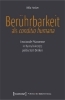 Buchcover und Innenansicht für das Buch: Berührbarkeit als conditio humana