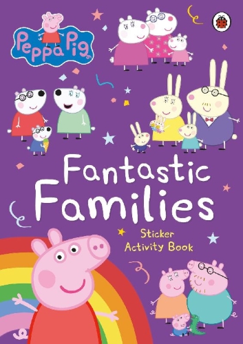 Buchcover und Innenansicht für das Buch: Peppa Pig: Fantastic Families Sticker Activity Book