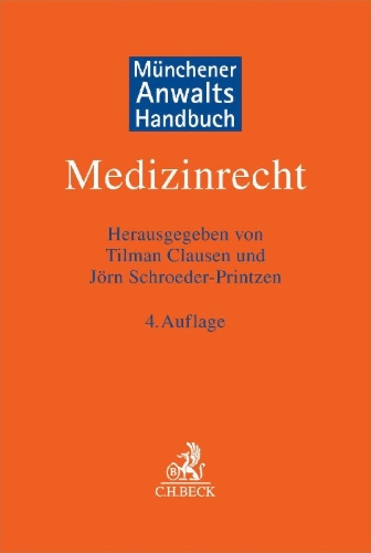 Buchcover und Innenansicht für das Buch: Münchener Anwaltshandbuch Medizinrecht