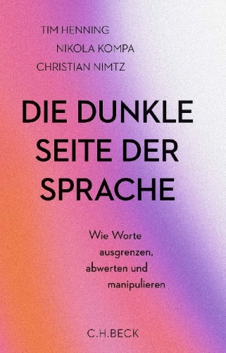 Buchcover und Innenansicht für das Buch: Die dunkle Seite der Sprache