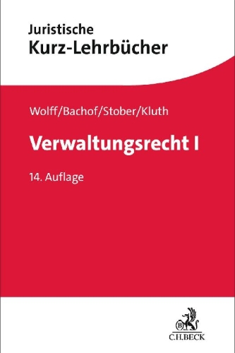 Buchcover und Innenansicht für das Buch: Verwaltungsrecht  I