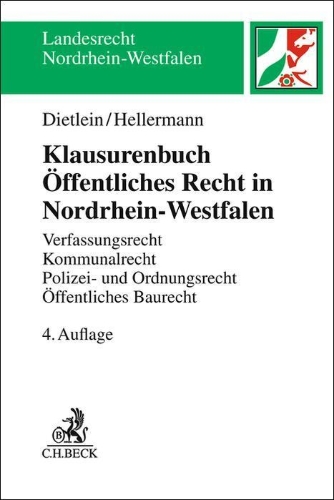 Buchcover und Innenansicht für das Buch: Klausurenbuch Öffentliches Recht in Nordrhein-Westfalen