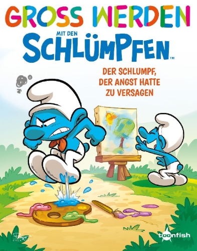Buchcover und Innenansicht für das Buch: Grandir avec les Schtroumpfs 13